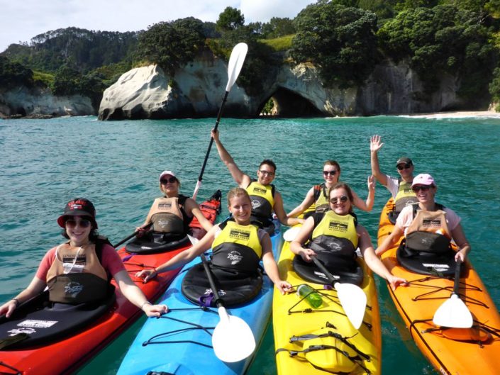 cathedral cove kayak tours