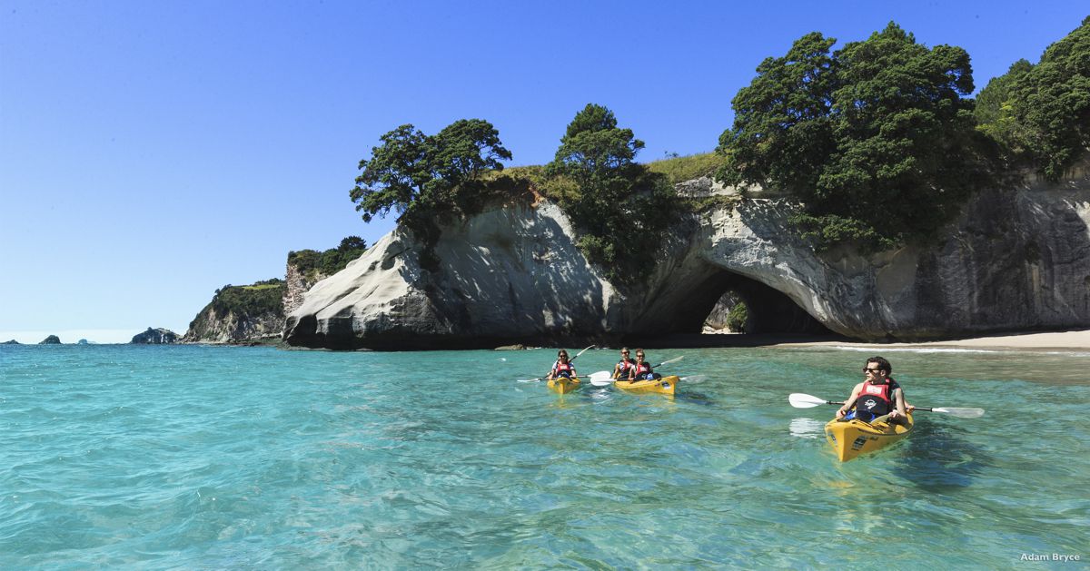 Cathedral-Cove-sea-kayaking-2019 Cathedral Cove Kayak Tours Hahei NZ